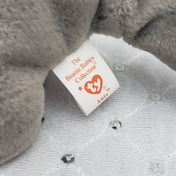 Rare Vintage Ty Beanie Baby ANTS  The Anteater with Tag Errors -1997 - Picture 7 of 8